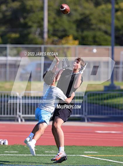Thumbnail 1 in Menlo-Atherton @ Hillsdale (7v7 scrimmage) photogallery.