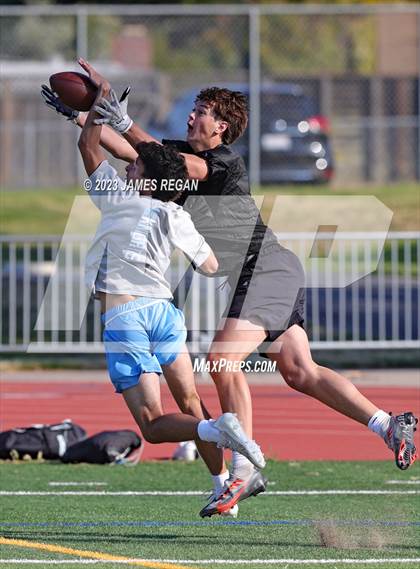 Thumbnail 1 in Menlo-Atherton @ Hillsdale (7v7 scrimmage) photogallery.