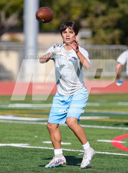 Thumbnail 1 in Menlo-Atherton @ Hillsdale (7v7 scrimmage) photogallery.