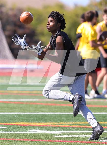 Thumbnail 1 in Menlo-Atherton @ Hillsdale (7v7 scrimmage) photogallery.