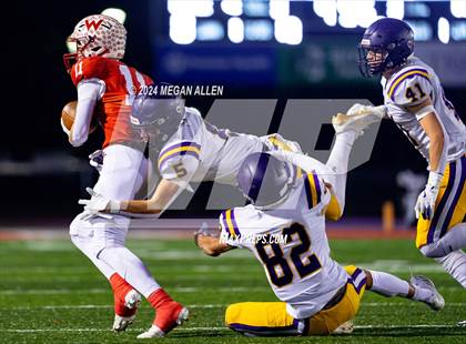 Thumbnail 1 in Wapakoneta vs. Bellbrook (OHSAA District 12 Regional Semifinal) photogallery.
