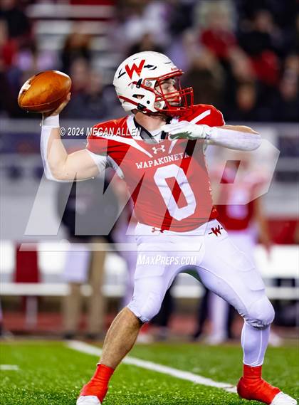 Thumbnail 2 in Wapakoneta vs. Bellbrook (OHSAA District 12 Regional Semifinal) photogallery.