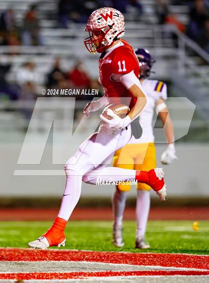Thumbnail 2 in Wapakoneta vs. Bellbrook (OHSAA District 12 Regional Semifinal) photogallery.