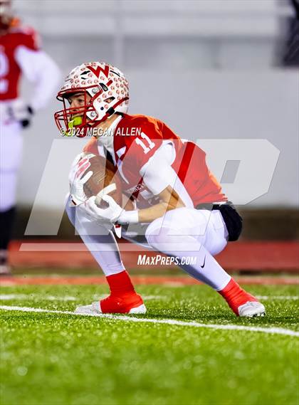 Thumbnail 1 in Wapakoneta vs. Bellbrook (OHSAA District 12 Regional Semifinal) photogallery.