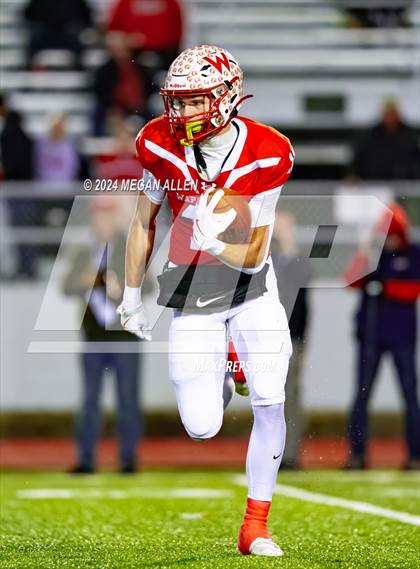 Thumbnail 1 in Wapakoneta vs. Bellbrook (OHSAA District 12 Regional Semifinal) photogallery.