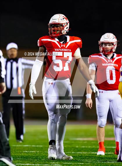 Thumbnail 2 in Wapakoneta vs. Bellbrook (OHSAA District 12 Regional Semifinal) photogallery.