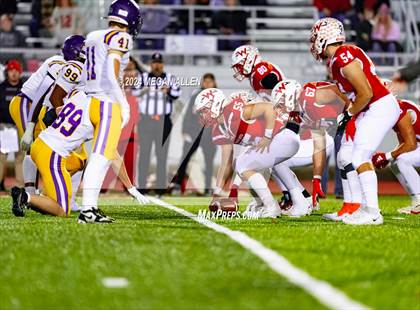 Thumbnail 2 in Wapakoneta vs. Bellbrook (OHSAA District 12 Regional Semifinal) photogallery.