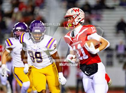 Thumbnail 3 in Wapakoneta vs. Bellbrook (OHSAA District 12 Regional Semifinal) photogallery.