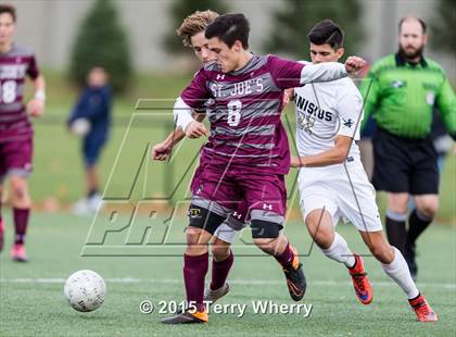 Thumbnail 1 in St. Joseph's Collegiate Institute vs Canisius (Monsignor Martin AA Final) photogallery.
