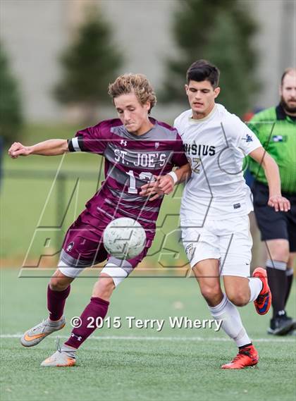 Thumbnail 1 in St. Joseph's Collegiate Institute vs Canisius (Monsignor Martin AA Final) photogallery.