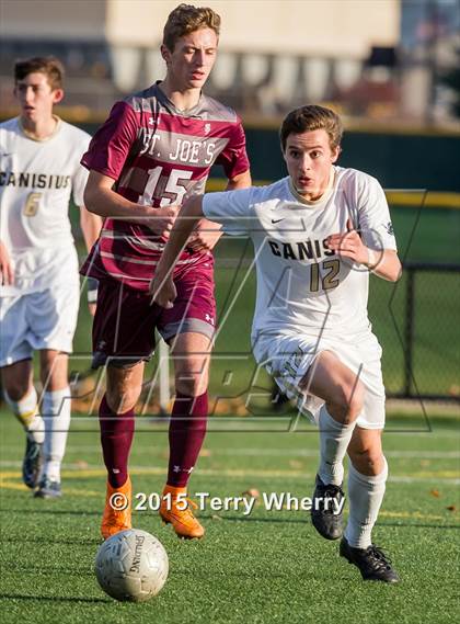 Thumbnail 1 in St. Joseph's Collegiate Institute vs Canisius (Monsignor Martin AA Final) photogallery.