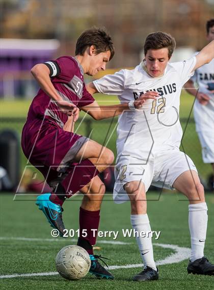 Thumbnail 1 in St. Joseph's Collegiate Institute vs Canisius (Monsignor Martin AA Final) photogallery.