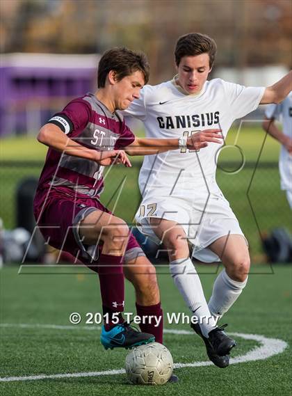 Thumbnail 2 in St. Joseph's Collegiate Institute vs Canisius (Monsignor Martin AA Final) photogallery.