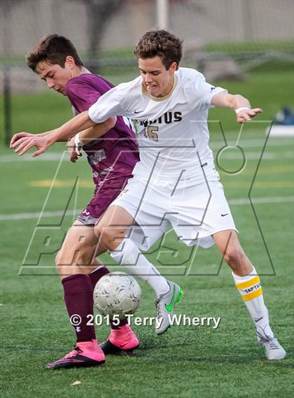 Thumbnail 1 in St. Joseph's Collegiate Institute vs Canisius (Monsignor Martin AA Final) photogallery.