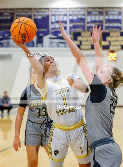 Thumbnail 2 in Millington Central vs. Jasper (MLK Day Classic) photogallery.