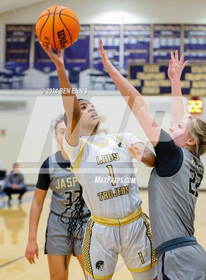 Thumbnail 3 in Millington Central vs. Jasper (MLK Day Classic) photogallery.