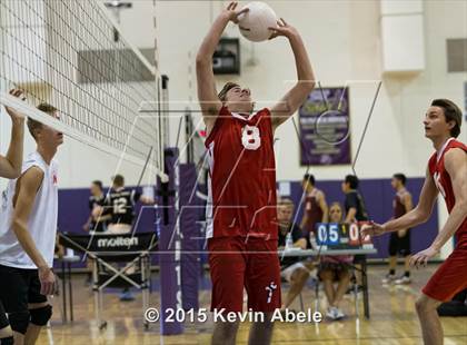 Thumbnail 3 in Scottsdale Christian Academy vs Williams Field (Notre Dame Prep Invitational) photogallery.