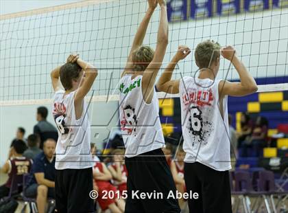 Thumbnail 3 in Scottsdale Christian Academy vs Williams Field (Notre Dame Prep Invitational) photogallery.