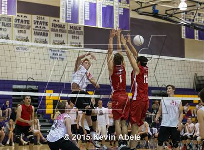 Thumbnail 2 in Scottsdale Christian Academy vs Williams Field (Notre Dame Prep Invitational) photogallery.