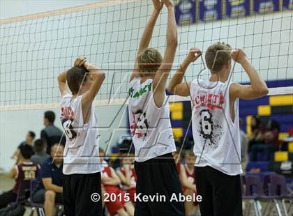 Thumbnail 2 in Scottsdale Christian Academy vs Williams Field (Notre Dame Prep Invitational) photogallery.