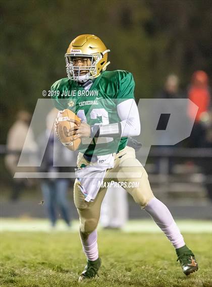 Thumbnail 1 in Decatur Central vs Cathedral (IHSAA 5A Sectional Final) photogallery.