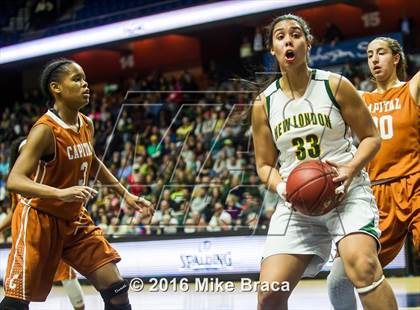 Thumbnail 1 in Capital Prep vs. New London (CIAC Class L Final) photogallery.