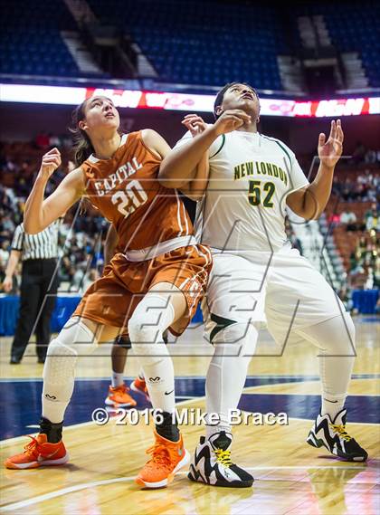 Thumbnail 2 in Capital Prep vs. New London (CIAC Class L Final) photogallery.