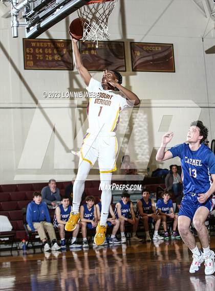 Thumbnail 2 in Carmel vs Mount Vernon (Section 1 Class AA First Round) photogallery.