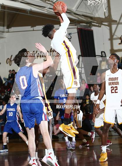 Thumbnail 1 in Carmel vs Mount Vernon (Section 1 Class AA First Round) photogallery.