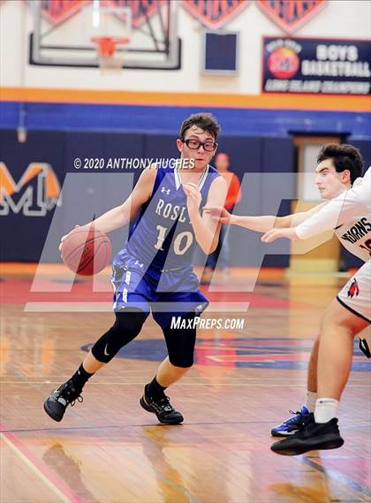 Thumbnail 2 in Roslyn vs Manhasset (Section VIII Class A First Round Playoff) photogallery.
