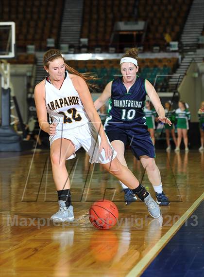 Thumbnail 1 in Arapahoe vs. ThunderRidge (CHSAA 5A Great 8) photogallery.