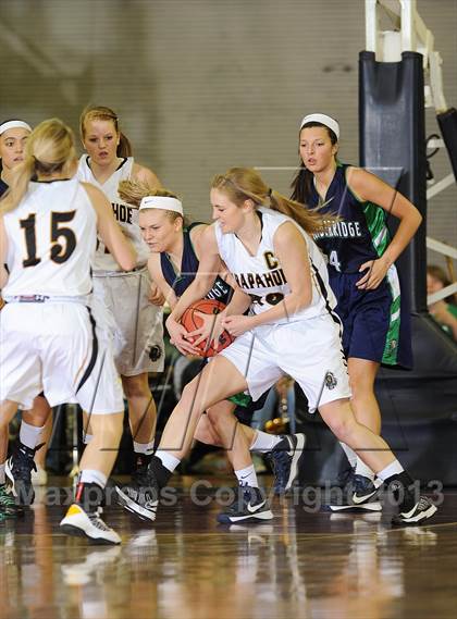 Thumbnail 1 in Arapahoe vs. ThunderRidge (CHSAA 5A Great 8) photogallery.