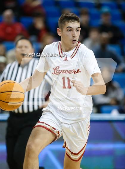 Thumbnail 1 in Orange Lutheran vs. St. Francis  (Mission-Trinity Challenge @ Pauley Pavilion -UCLA) photogallery.