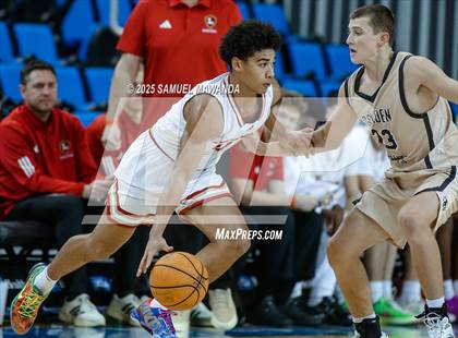 Thumbnail 1 in Orange Lutheran vs. St. Francis  (Mission-Trinity Challenge @ Pauley Pavilion -UCLA) photogallery.