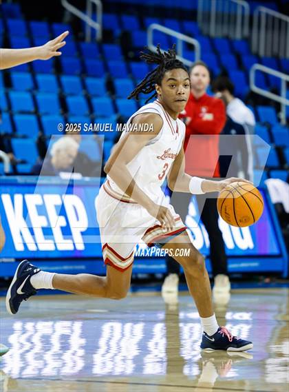 Thumbnail 2 in Orange Lutheran vs. St. Francis  (Mission-Trinity Challenge @ Pauley Pavilion -UCLA) photogallery.
