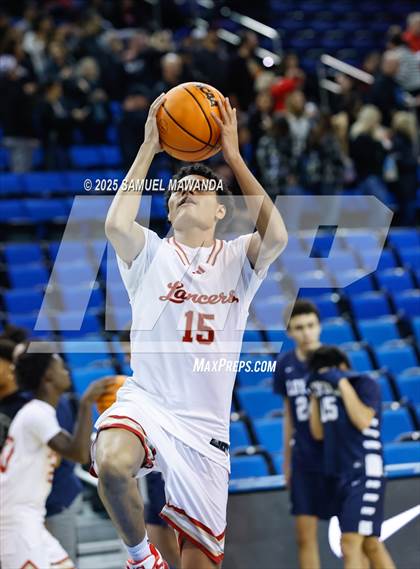 Thumbnail 3 in Orange Lutheran vs. St. Francis  (Mission-Trinity Challenge @ Pauley Pavilion -UCLA) photogallery.