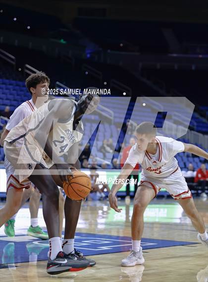 Thumbnail 1 in Orange Lutheran vs. St. Francis  (Mission-Trinity Challenge @ Pauley Pavilion -UCLA) photogallery.