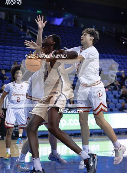 Thumbnail 2 in Orange Lutheran vs. St. Francis  (Mission-Trinity Challenge @ Pauley Pavilion -UCLA) photogallery.