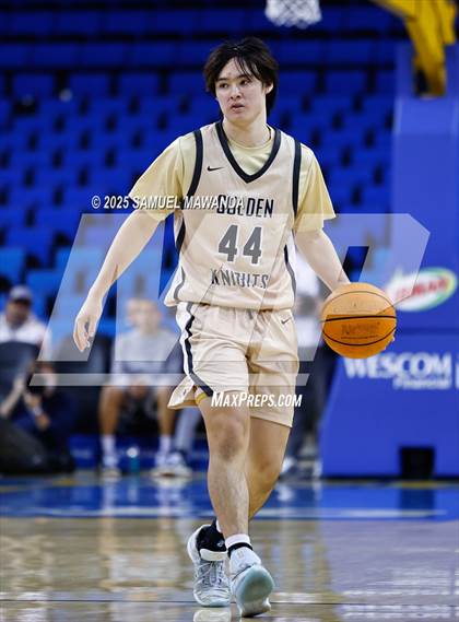 Thumbnail 1 in Orange Lutheran vs. St. Francis  (Mission-Trinity Challenge @ Pauley Pavilion -UCLA) photogallery.