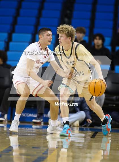 Thumbnail 3 in Orange Lutheran vs. St. Francis  (Mission-Trinity Challenge @ Pauley Pavilion -UCLA) photogallery.