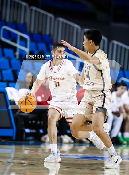 Thumbnail 1 in Orange Lutheran vs. St. Francis  (Mission-Trinity Challenge @ Pauley Pavilion -UCLA) photogallery.