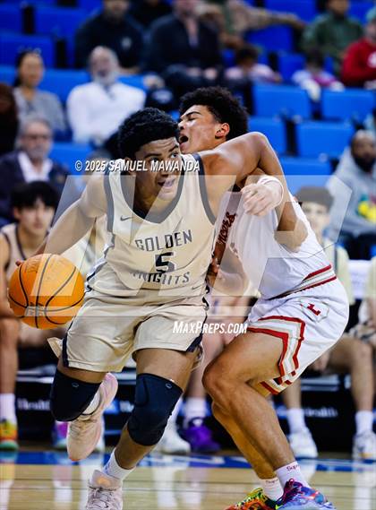Thumbnail 2 in Orange Lutheran vs. St. Francis  (Mission-Trinity Challenge @ Pauley Pavilion -UCLA) photogallery.