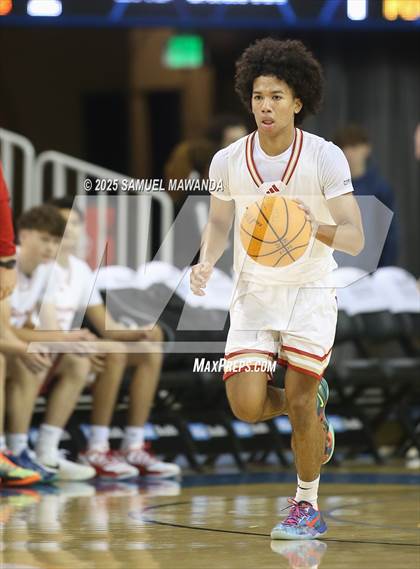 Thumbnail 1 in Orange Lutheran vs. St. Francis  (Mission-Trinity Challenge @ Pauley Pavilion -UCLA) photogallery.