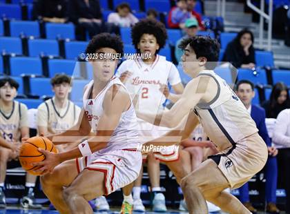 Thumbnail 1 in Orange Lutheran vs. St. Francis  (Mission-Trinity Challenge @ Pauley Pavilion -UCLA) photogallery.