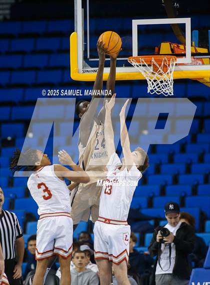 Thumbnail 3 in Orange Lutheran vs. St. Francis  (Mission-Trinity Challenge @ Pauley Pavilion -UCLA) photogallery.