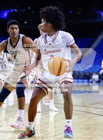 Thumbnail 1 in Orange Lutheran vs. St. Francis  (Mission-Trinity Challenge @ Pauley Pavilion -UCLA) photogallery.