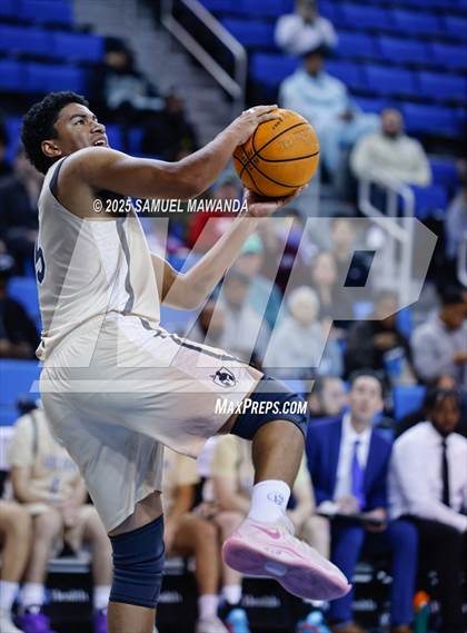 Thumbnail 2 in Orange Lutheran vs. St. Francis  (Mission-Trinity Challenge @ Pauley Pavilion -UCLA) photogallery.