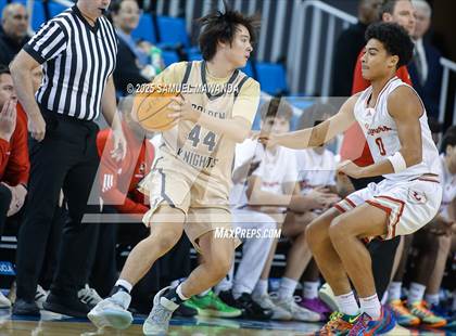 Thumbnail 1 in Orange Lutheran vs. St. Francis  (Mission-Trinity Challenge @ Pauley Pavilion -UCLA) photogallery.