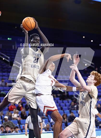 Thumbnail 2 in Orange Lutheran vs. St. Francis  (Mission-Trinity Challenge @ Pauley Pavilion -UCLA) photogallery.