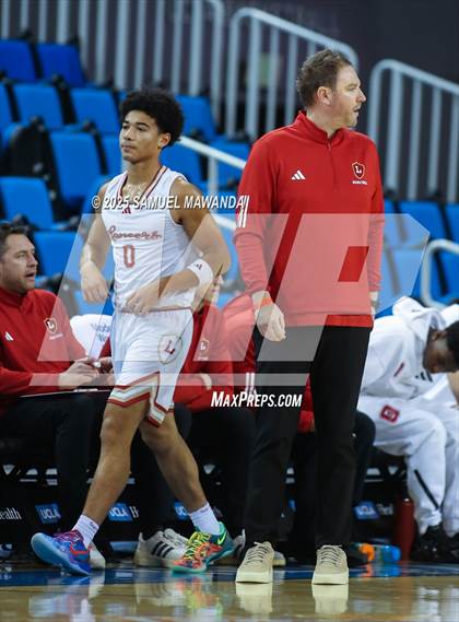 Thumbnail 1 in Orange Lutheran vs. St. Francis  (Mission-Trinity Challenge @ Pauley Pavilion -UCLA) photogallery.